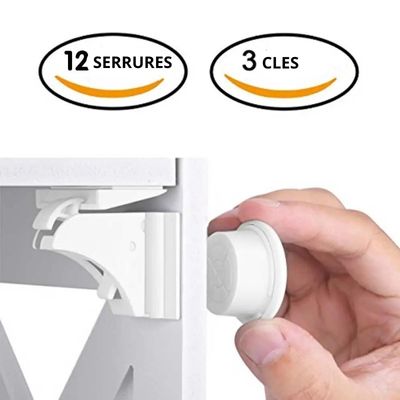 Serrure de sécurité magnétique