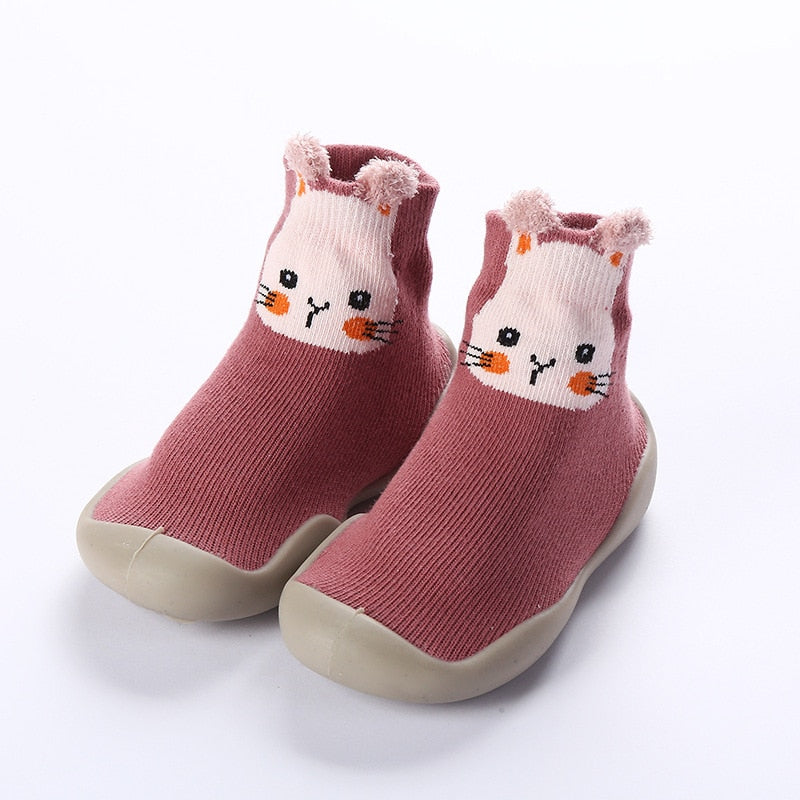 Chaussons bébé antidérapants lavables machine