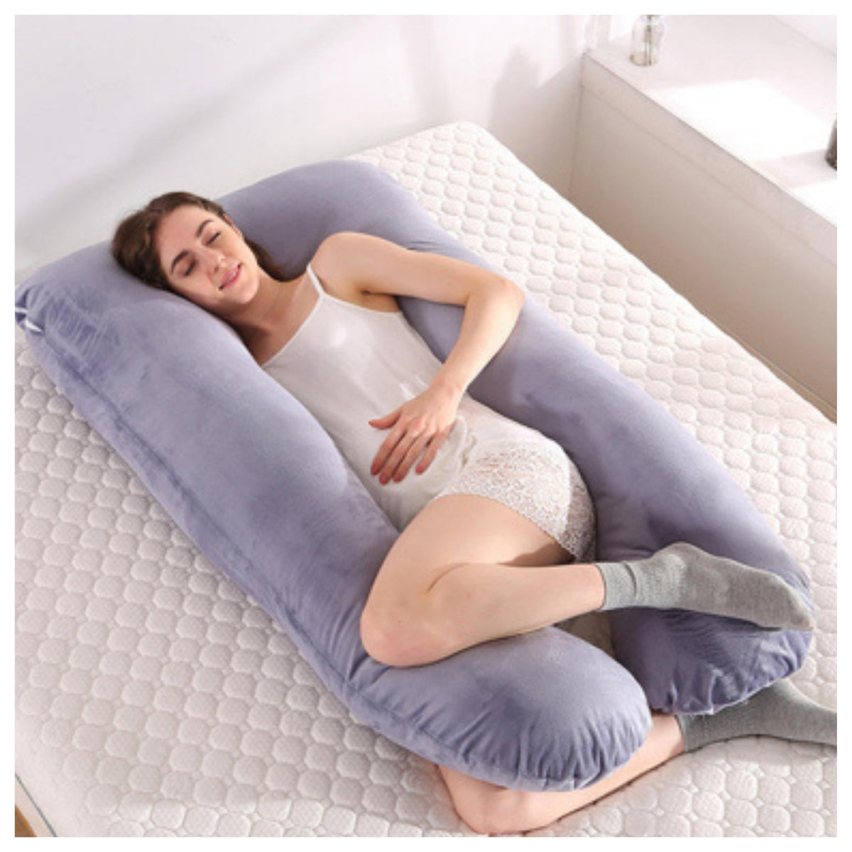 Coussin de grossesse polyvalent allaitement bébé confortable