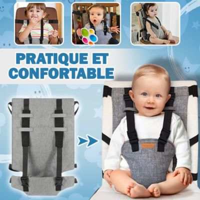 Harnais chaise haute facile installer nettoyer