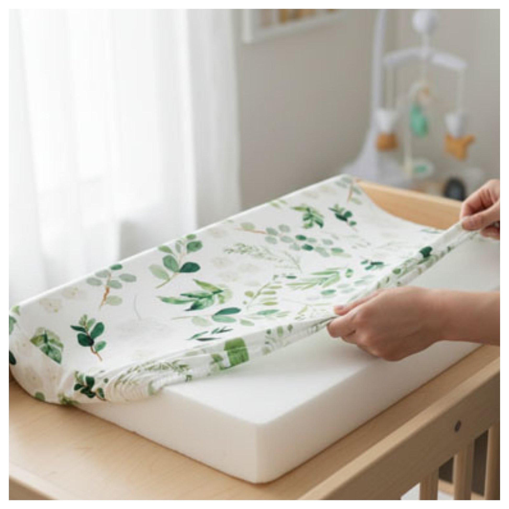 Housse matelas à langer | Ultra-douce imperméable EMAMBEBEWEL