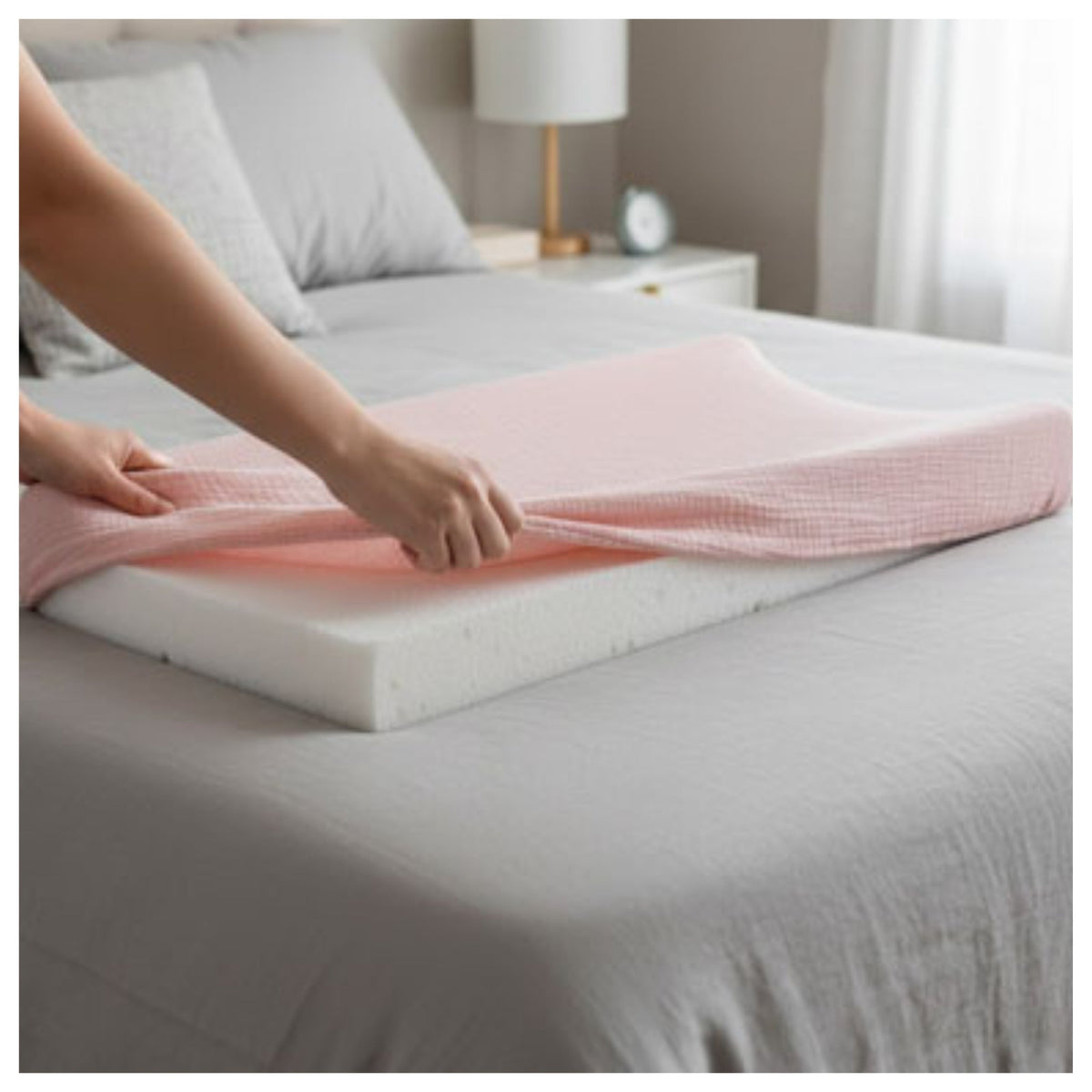 Housse pour matelas à langer | DouceurProtect EMAMBEBEWEL