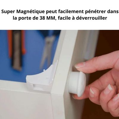 Serrure magnétique invisible - Facile à utiliser