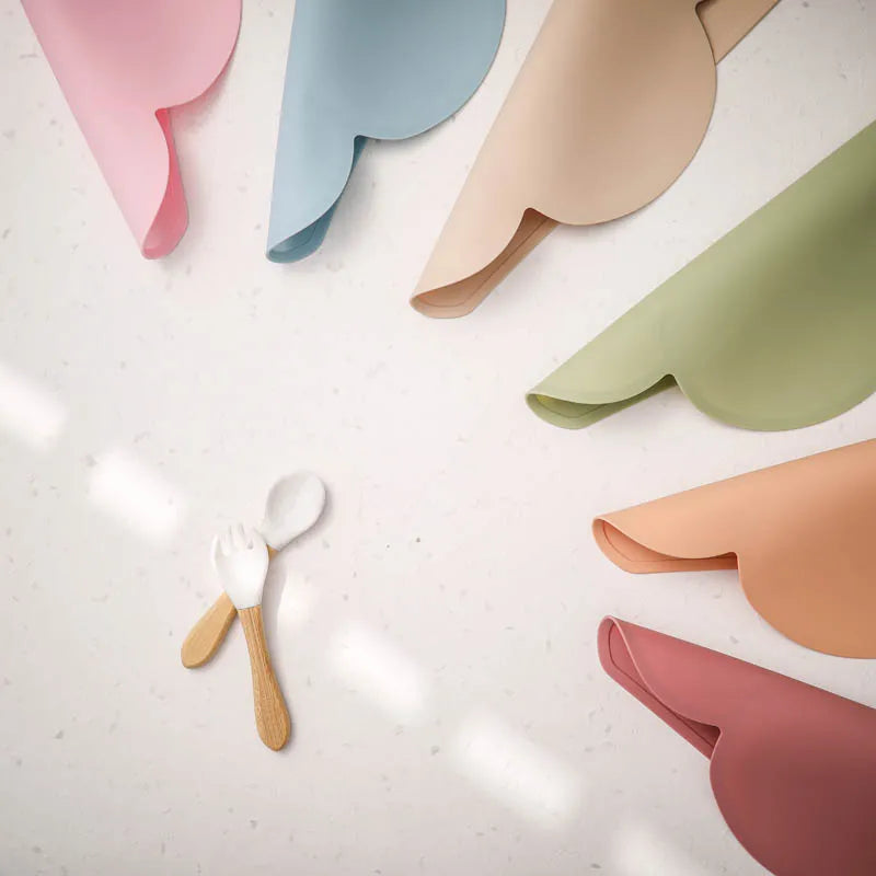 Set de table silicone bébé facile nettoyer
