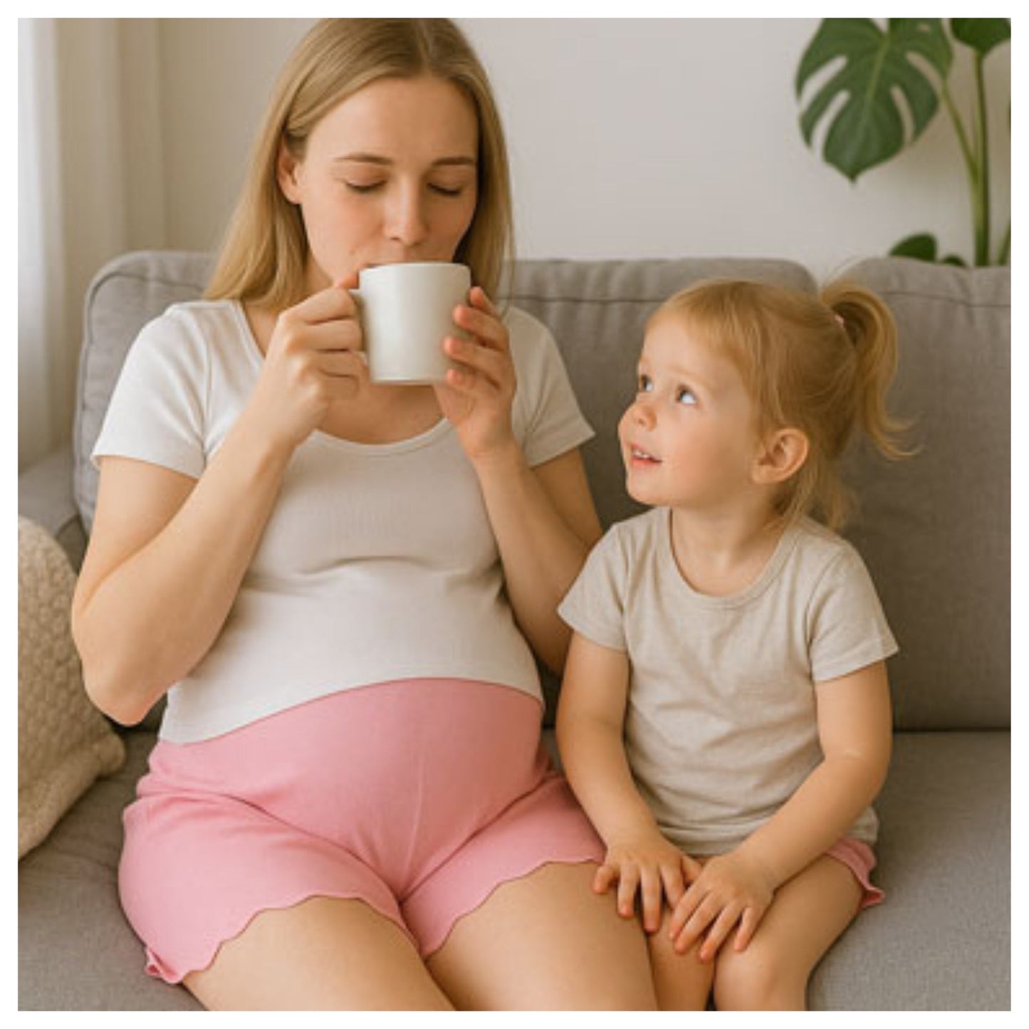 Short grossesse lavable machine entretien facile quotidien