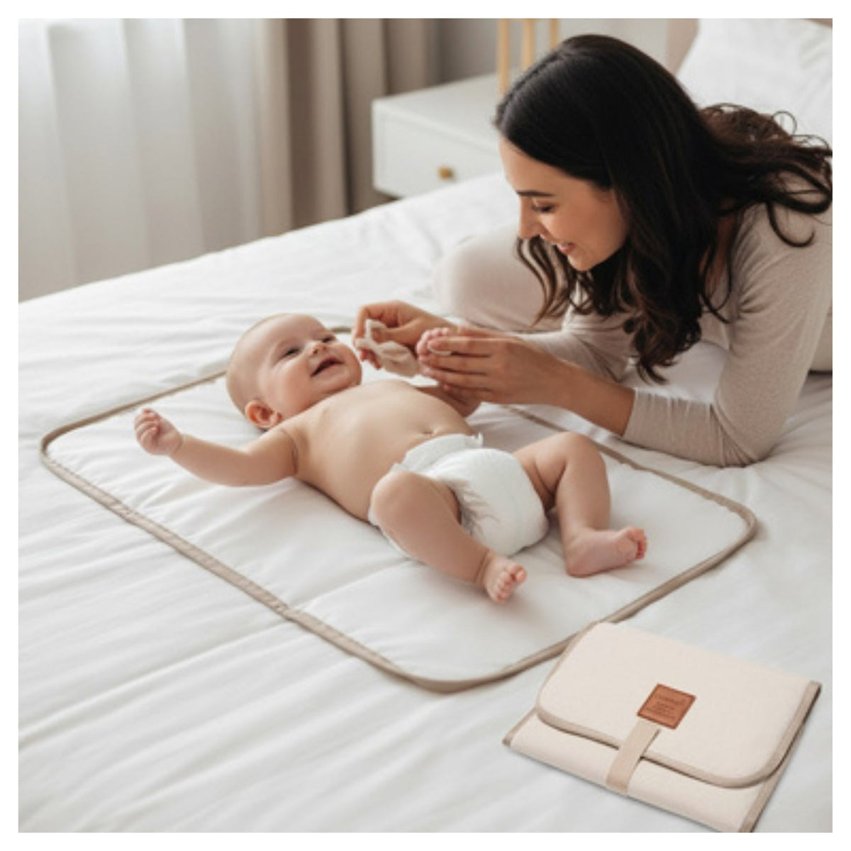 Tapis à langer nomade imperméable | PratikBaby EMAMBEBEWEL