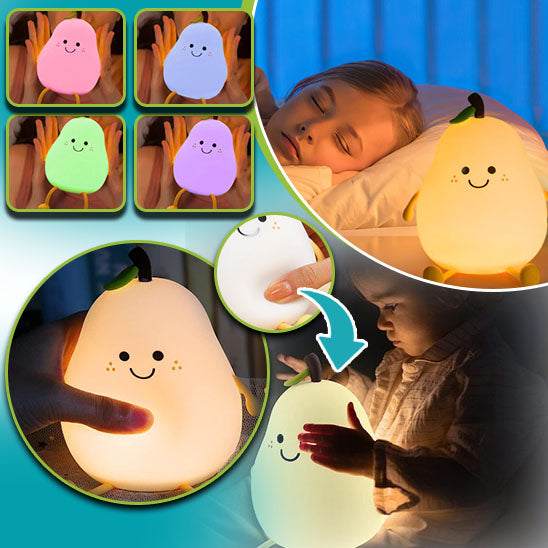 Veilleuse bébé LED rechargeable USB avec lumière apaisante multicolore