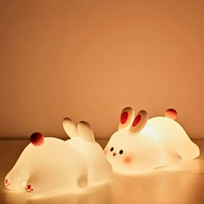 Veilleuse lapin LED douce pour décoration chambre bébé