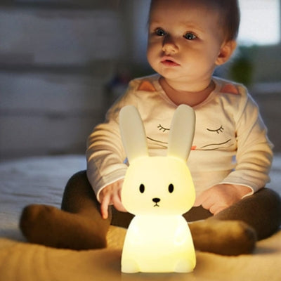 Veilleuse lapin LED douce et apaisante pour chambre bébé