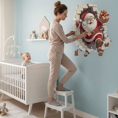 Stickers muraux enfant ColorKids - Décoration murale colorée pour chambre d'enfant EMAMBEBEWEL